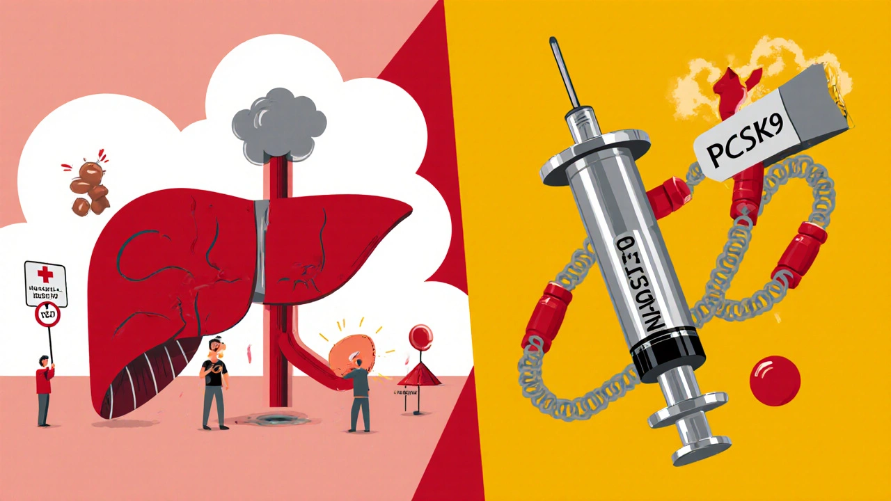 PCSK9 Inhibitors vs Statins: Side Effects and Outcomes