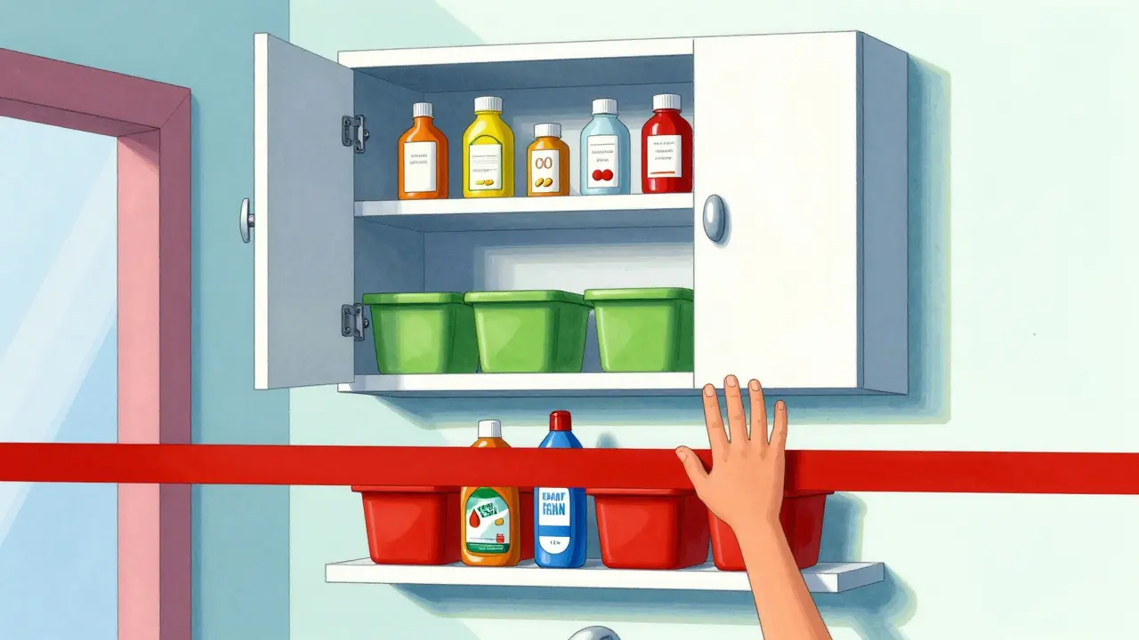 How to Separate Household Chemicals from Medication Storage for Safety