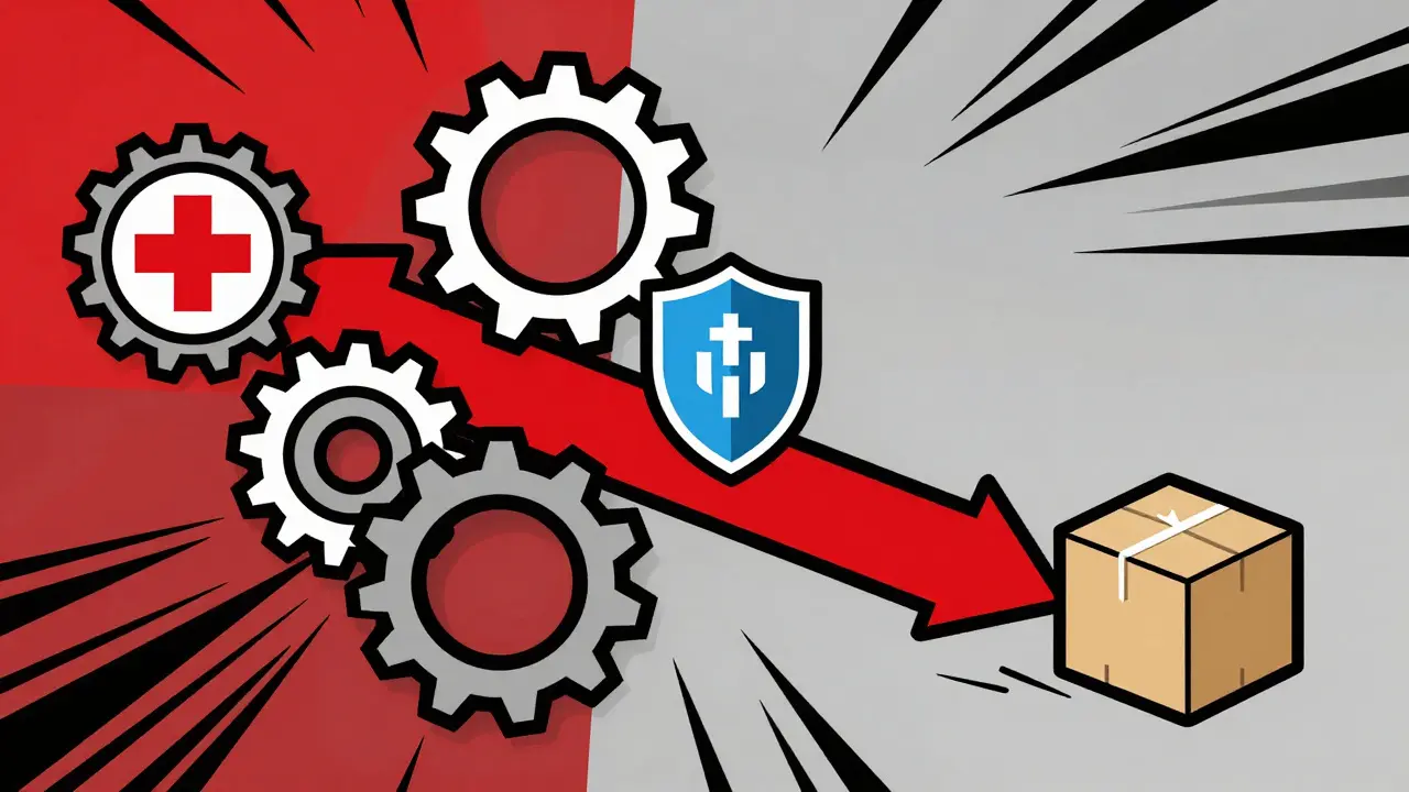Diagram showing the secure process from medical consultation to discreet delivery